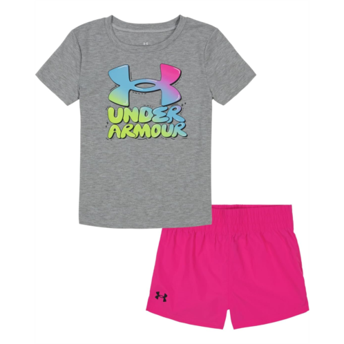 Under Armour Kids Core Bubbly Short Set (Little Kid)