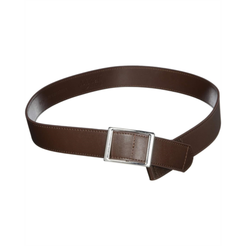 Myself Belts Easy One Handed Genuine Leather with Faux Buckle