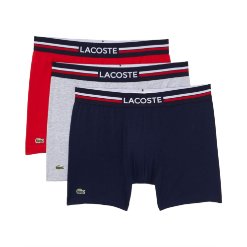 Lacoste Boxer Briefs 3-Pack French Flag Iconic Lifestyle