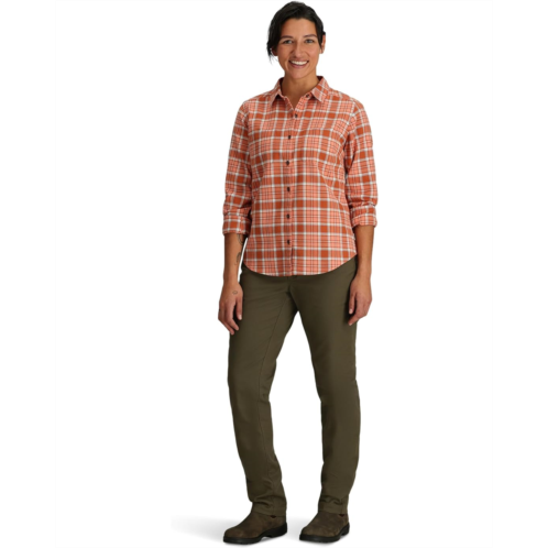 Womens Royal Robbins Lieback Organic Cotton Flannel Long Sleeve