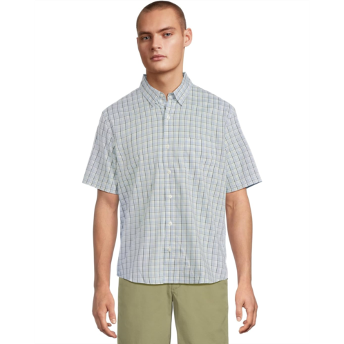 L.L.Bean Mens LLBean Comfort Stretch Performance Shirt Short Sleeve Slightly Fitted Plaid