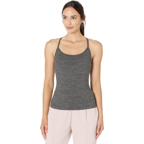 Womens SKECHERS Gostretch Diamond Brushed Racerback Shelf Bra Cami