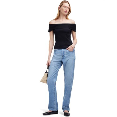 Madewell Ribbed Off-the-Shoulder Top