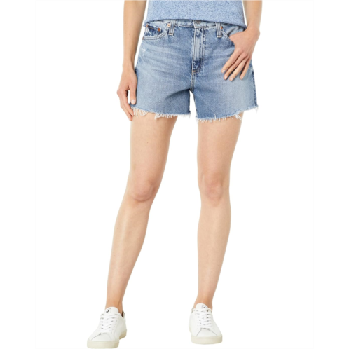 AG Jeans Alexxis High-Rise Vintage Shorts in 24 Years A-List