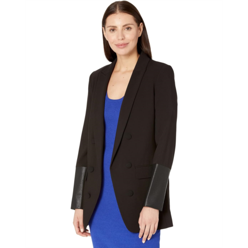 DKNY Faux Double-Breasted Blazer