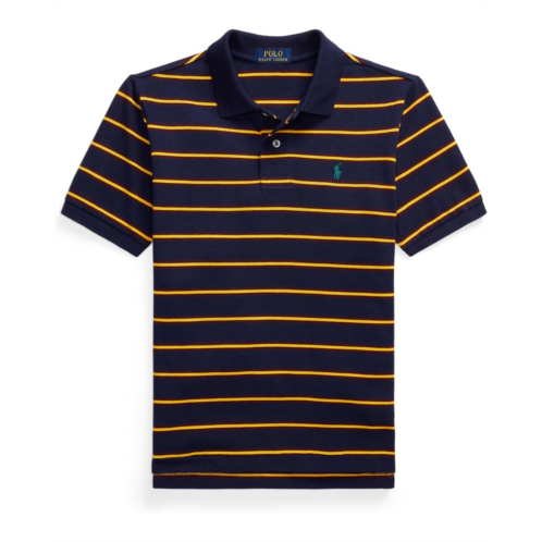 Polo Ralph Lauren Kids Striped Cotton Mesh Polo Shirt (Big Kids)