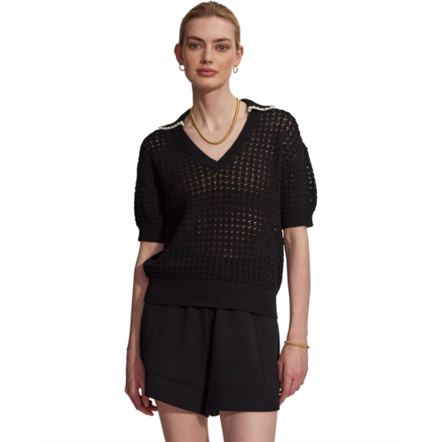 Varley Monte V-Neck Knit Polo