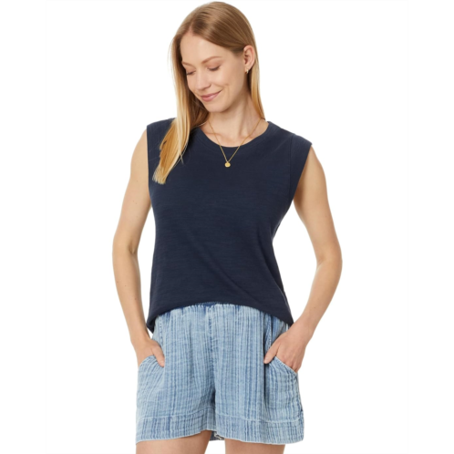 Womens Faherty Heritage Slub Muscle Tank