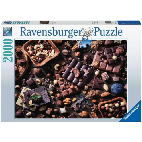 Ravensburger Chocolate Paradise 2000 Piece Jigsaw Puzzle for Adults - 16715 - Every Piece is Unique, Softclick Technology Means Pieces Fit Together Perfectly