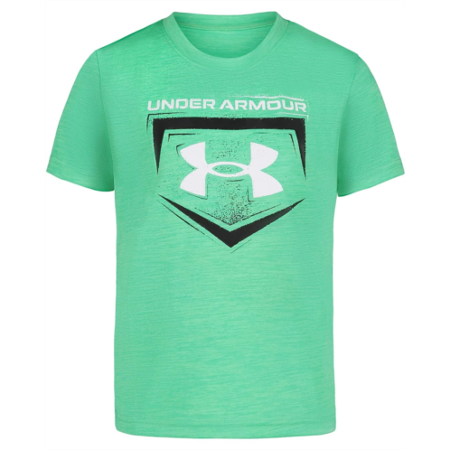 Under Armour Kids Rough Plate Logo Short Sleeve Shirt (Little Kid/Big Kid)