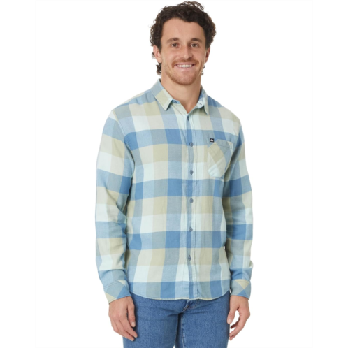 Mens Quiksilver Motherfly Long Sleeve Flannel