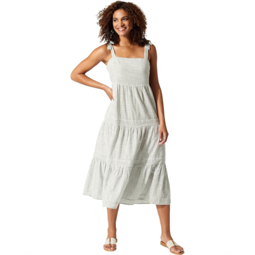 Tommy Bahama Shoreline Stampedripe Square Neck Dress