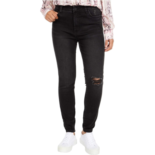 KUT from the Kloth Connie High-Rise Fab Ab Ankle Skinny in Hundred