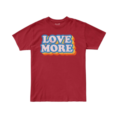 The Original Retro Brand Kids 100% Cotton Love More, Valentines Crew Neck Tee (Big Kids)