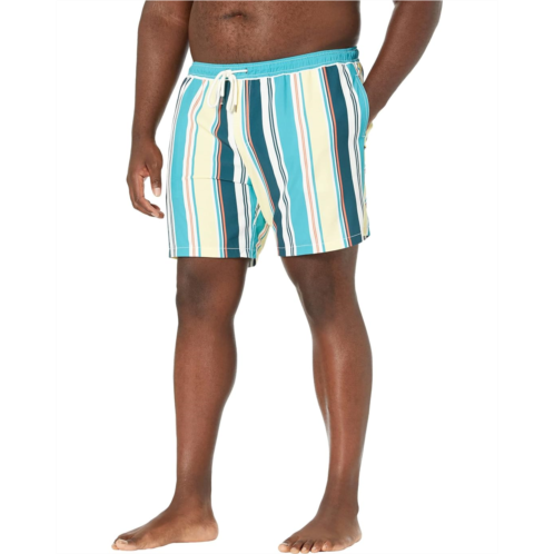 Johnny Bigg Big & Tall Cabana Stripe Stretch Swim Shorts