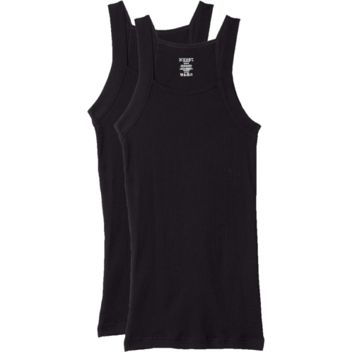 Mens 2(X)IST 2-Pack ESSENTIAL Square-Cut Tank