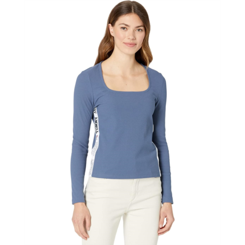 Tommy Jeans Square Neck Rib Top
