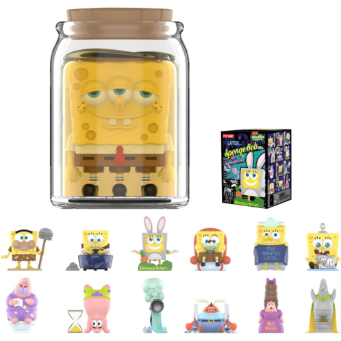 POP MART Spongebob Life Transitions Blind Box Figures, Random Design Box Toys for Modern Home Decor, Collectible Toy Set for Desk Accessories, 1PC