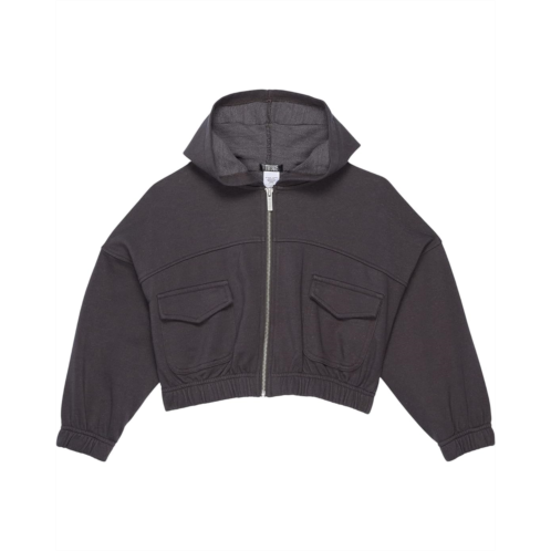 TRUCE Zip-Up Hooded Bomber Jacket (Little Kids/Big Kids)