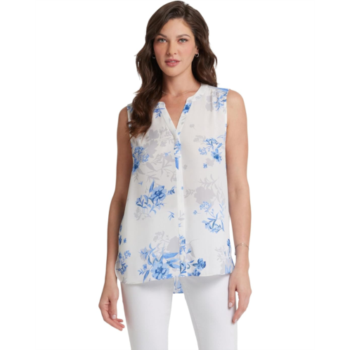 NYDJ Sleeveless Pintuck Blouse