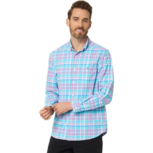 Vineyard Vines Plaid On-The-Go Nylon Shirt