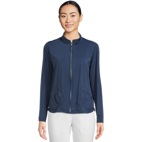 Womens Jamie Sadock Sunsense 35 SPF Lightweight Full Zip Jacket