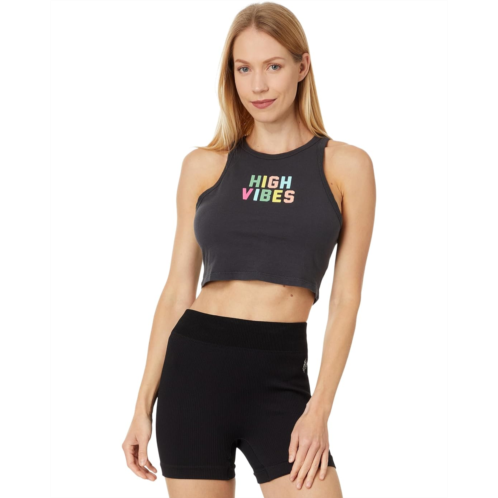 Spiritual Gangster High Vibes Sienna Crop Tank