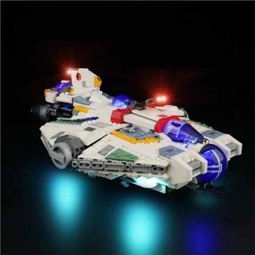 Rorliny LED Light Kit for Lego Star Wars Ghost & Phantom II 75357 Building Set, Creative Lighting kit Compatible with Lego 75357 (Lights Only, No Lego Set)