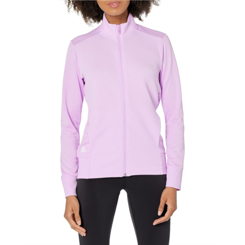 Adidas Golf Plus Size Textured Full Zip Jacket