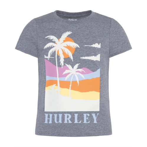 Hurley Kids Palm-Scape Baby Tee (Big Kid)