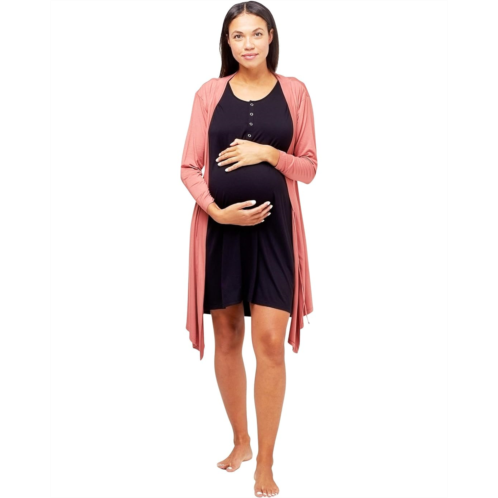 NOM Maternity Second Skin Robe