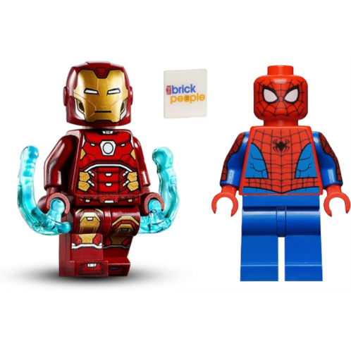 LEGO Superheroes: Iron Man and Spiderman - Peter Parker and Tony Stark Minifigure
