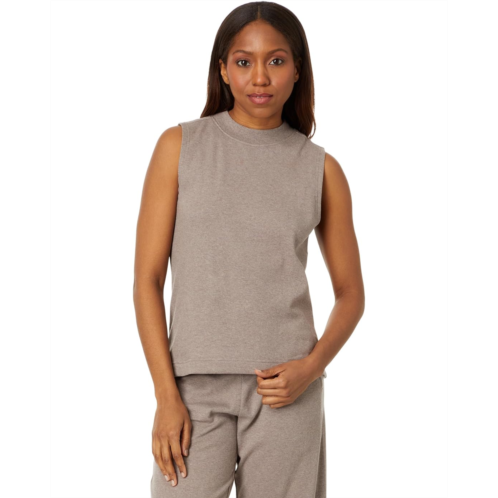 Womens PACT Airplane Mockneck Shell