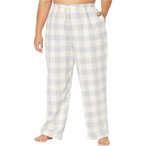 L.L.Bean Plus Size Beans Flannel Pants Plaid