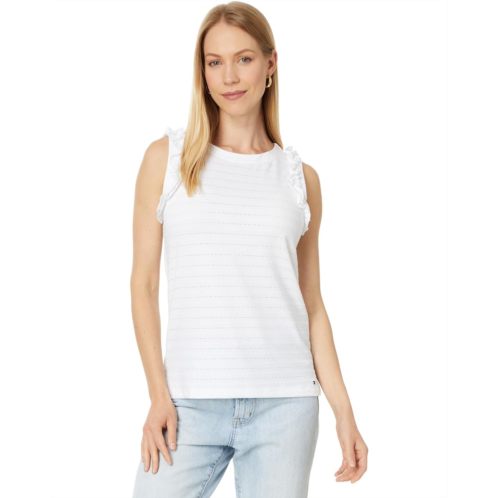 Womens Tommy Hilfiger Sleeveless Ruffle Tank