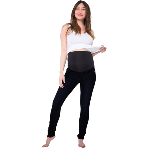 NOM Maternity Soho Maternity Over the Belly Skinny Denim in Black
