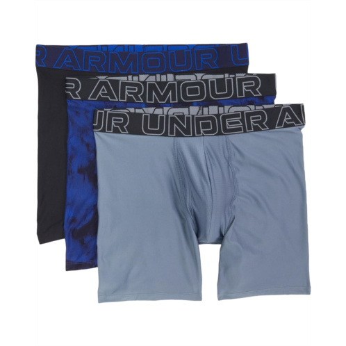 Under Armour 3-Pack Performance Tech Print 6” Boxer Briefs