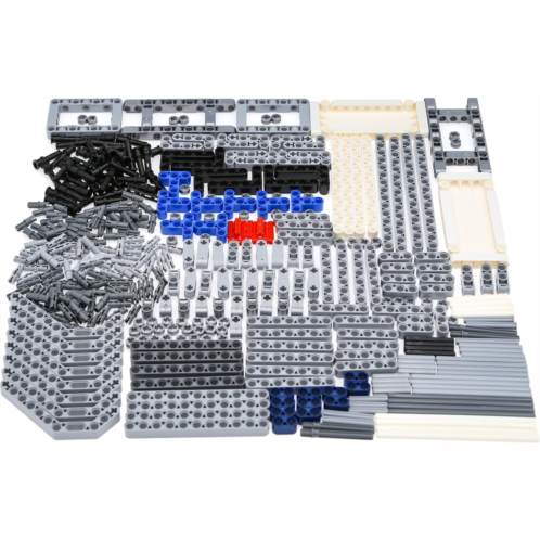 Skyview 435PCS Liftarm-Pins Connector Set Compatible with Lego Technical Parts,DIY Assortment Pack(Liftarm,Pins,Axles,Connectors) for Technical Building Blocks Set, Random Color