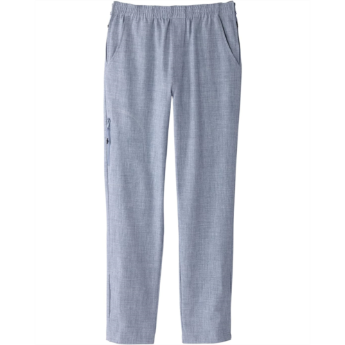 Silverts Side Zip Linen Look Pants