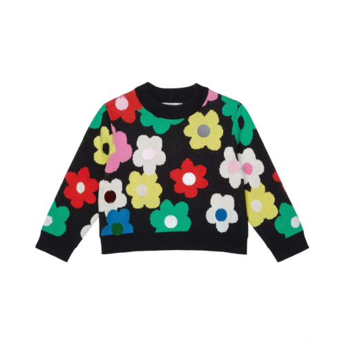 Stella McCartney Kids Flowers Intarsia Sweater (Toddler/Little Kids/Big Kids)
