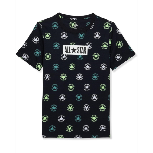 Converse Kids All Star All Over Print Short Sleeve Tee (Big Kids)