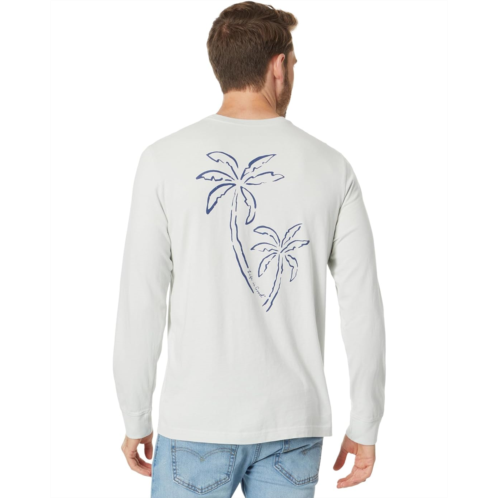 Life is Good Two Simple Palms Long Sleeve Crusher Tee