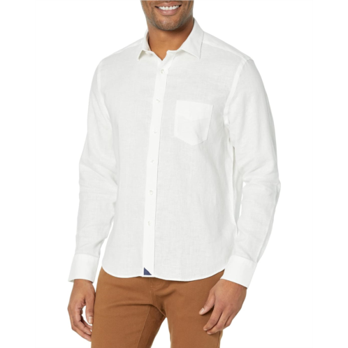 Mens UNTUCKit Wrinkle-Resistant Linen Vin Santo Shirt