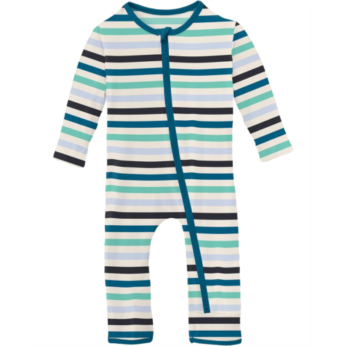 Kickee Pants Kids Print Coverall with Two-Way Zipper (Infant)