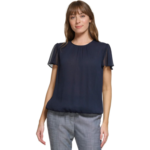 Tommy Hilfiger Short Sleeve Crew Neck Blouse