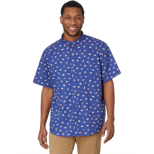 Mens Johnston & Murphy Short Sleeve Sushi Print Shirt