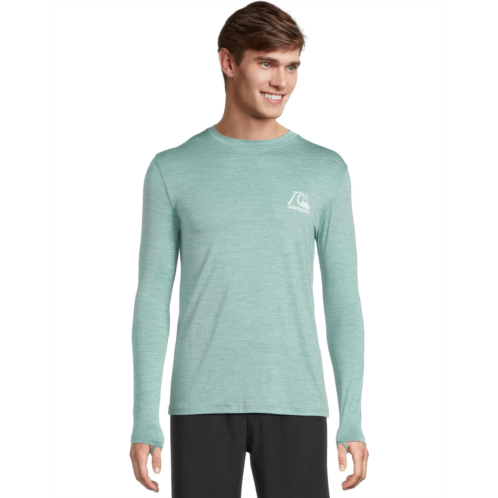Mens Quiksilver Dna Logo Surf Tee Long Sleeve Surf Tee
