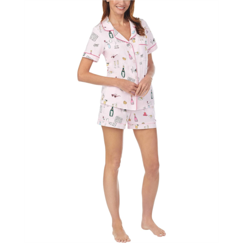 Womens Bedhead PJs Short Sleeve Classic Shorty PJ Set