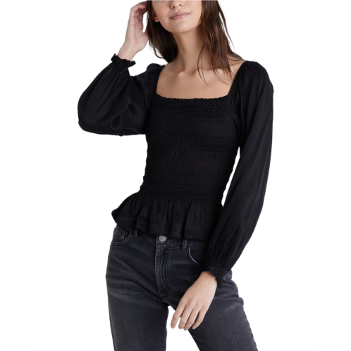 Womens bella dahl Long Sleeve Smocked Top