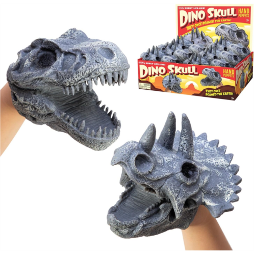 Schylling Dino Skull Hand Puppet Imaginative Play for Ages 3 to 11